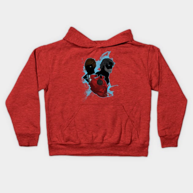 Emily and Corvo Kids Hoodie by galreve